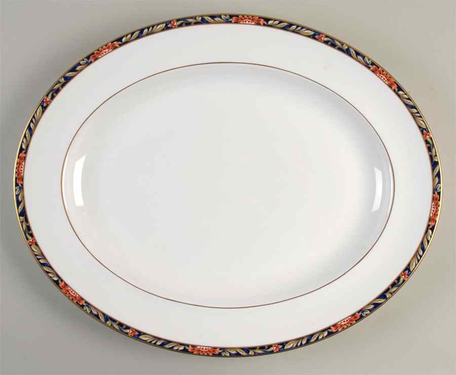 Orient 16" Oval Serving Platter by Spode-1