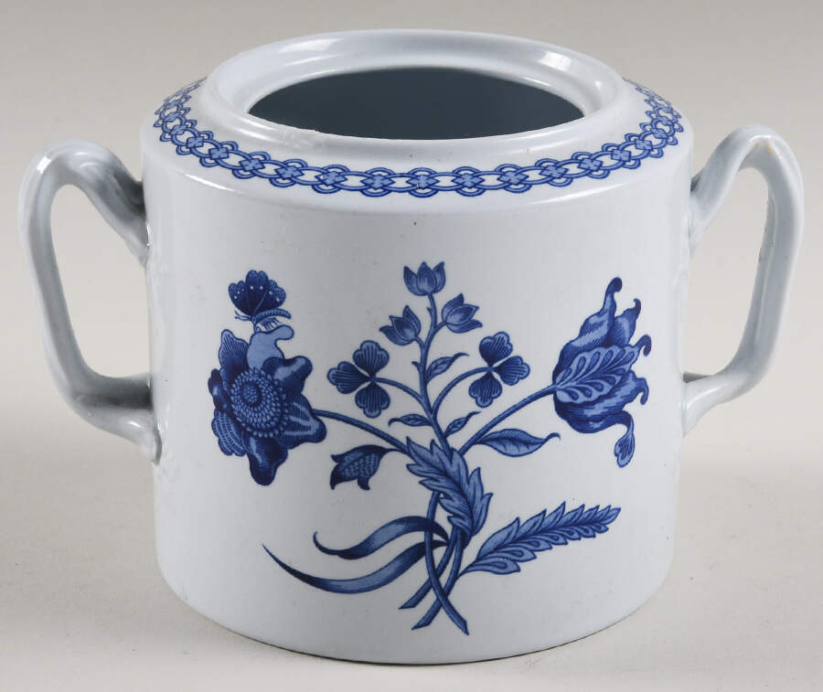 Palace Garden Blue Sugar Bowl No Lid by Spode-1