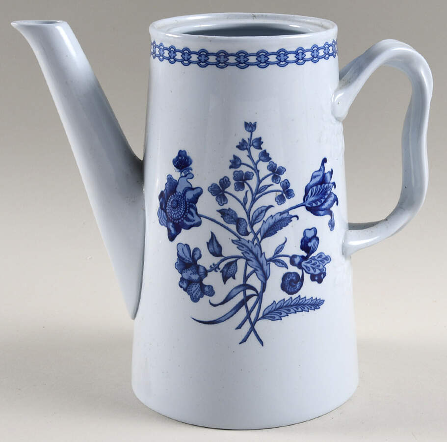 Palace Garden Blue Coffee Pot No Lid by Spode-1