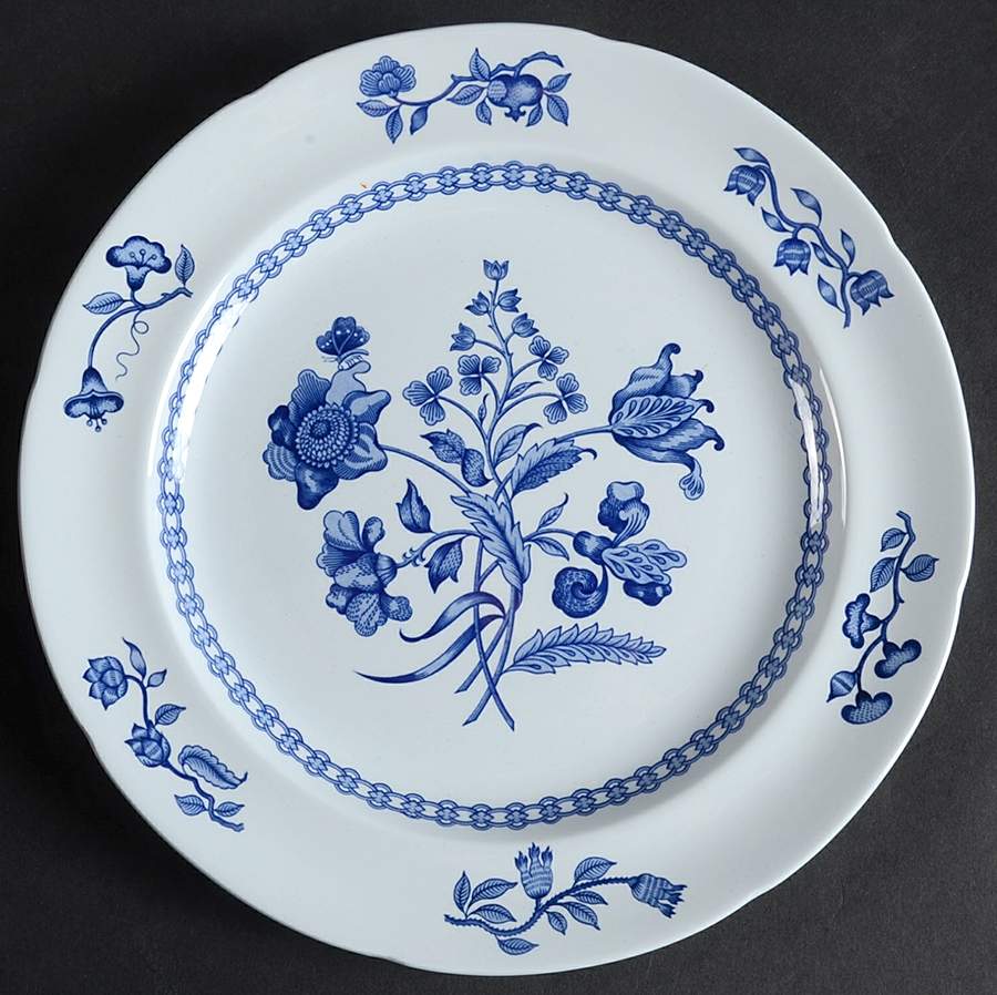 Palace Garden Blue Salad Plate by Spode-1