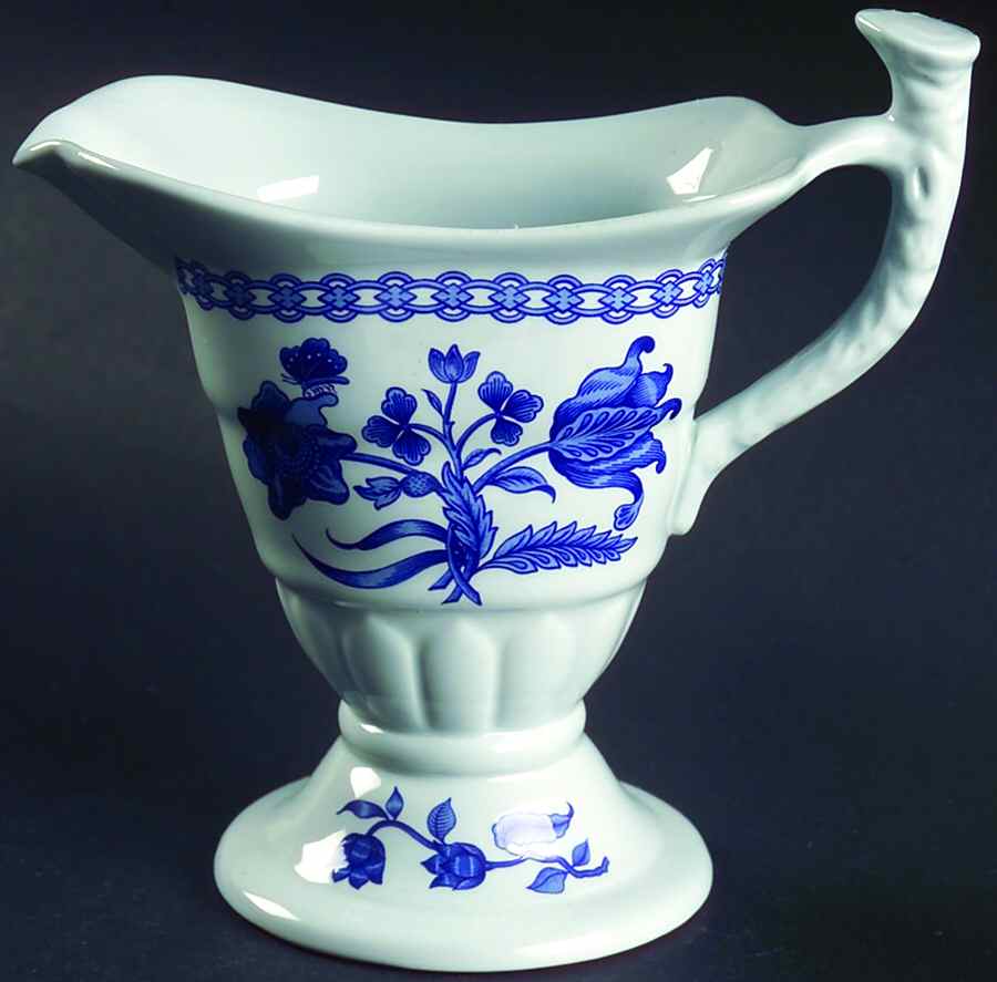 Palace Garden Blue Creamer by Spode-1
