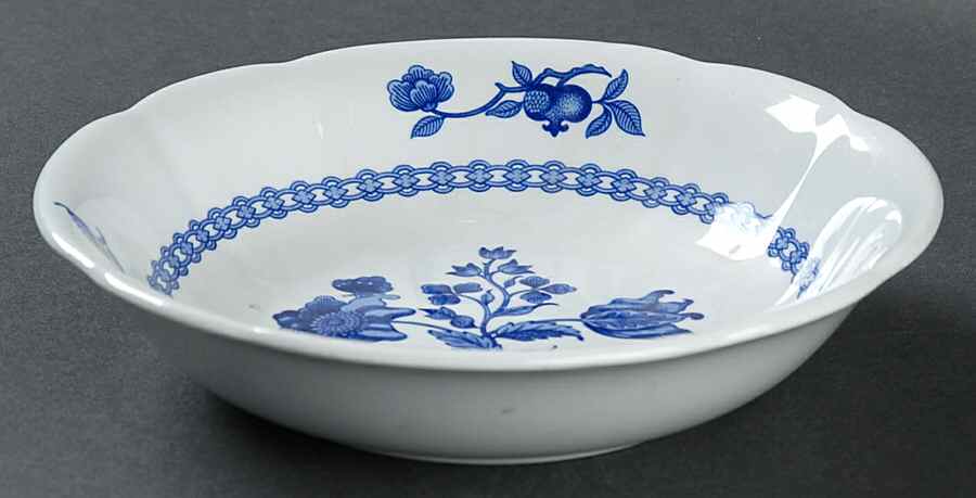 Palace Garden Blue Coupe Cereal Bowl by Spode-1