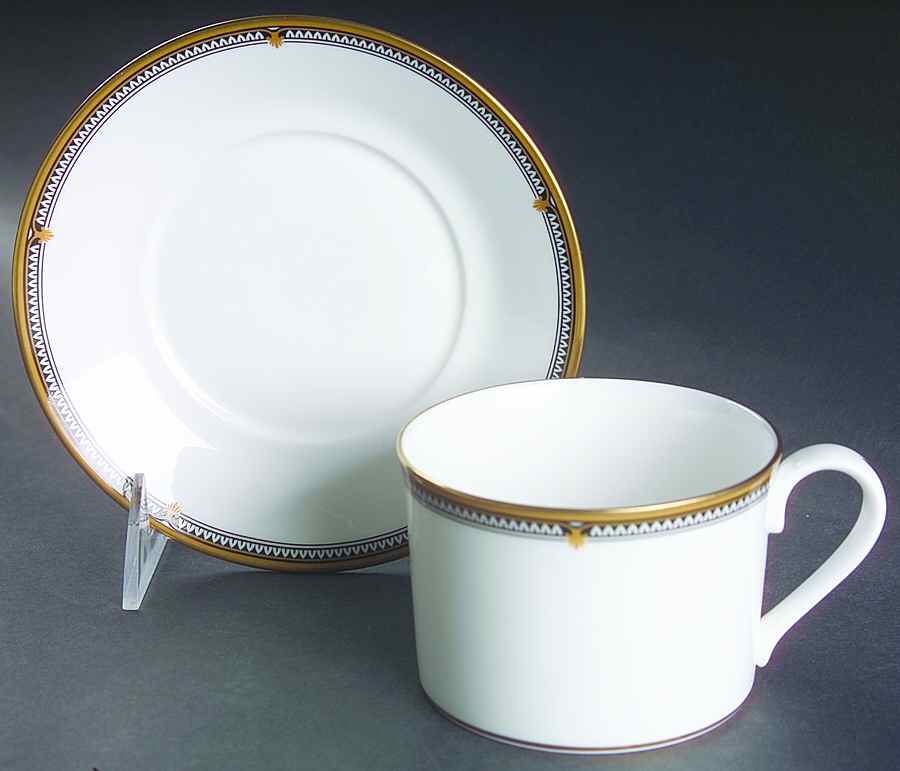 Park Lane (Newer) Flat Cup & Saucer Set by Spode-1