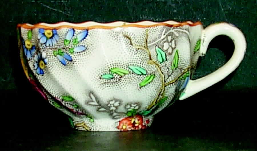 Patricia (Yellow Trim) Footed Cup by Spode-1
