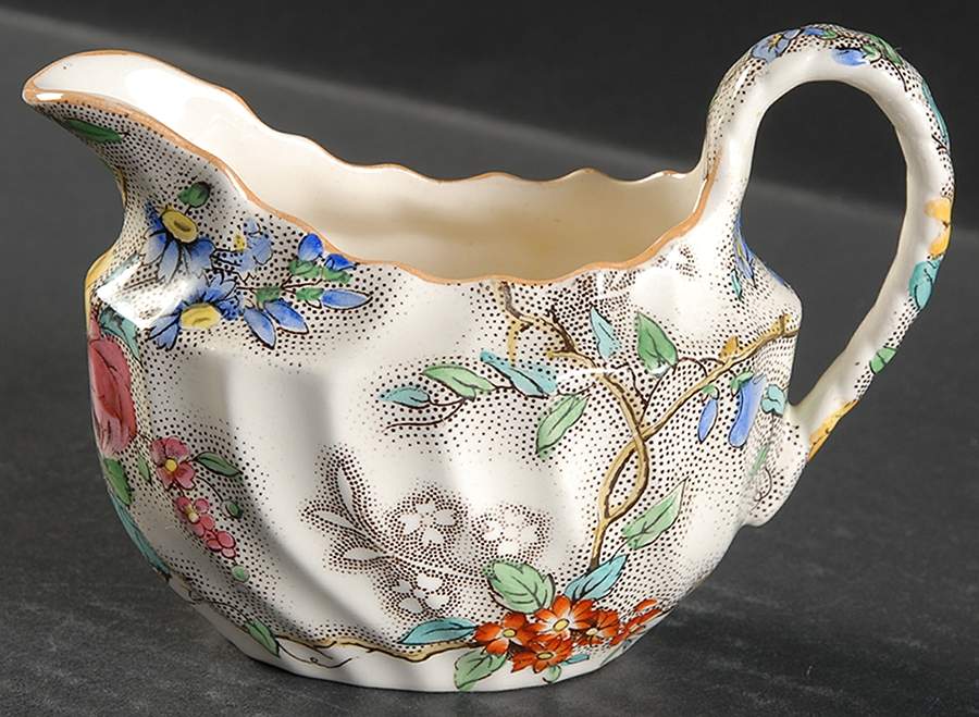 Patricia (Yellow Trim) Mini Creamer by Spode-1