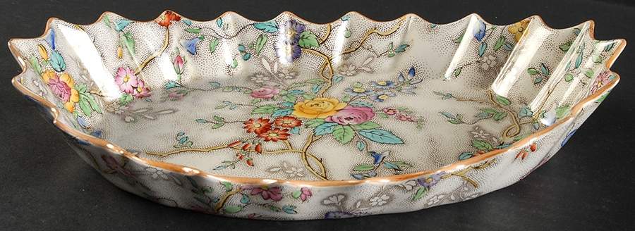 Patricia (Yellow Trim) Jubilee Platter by Spode-1