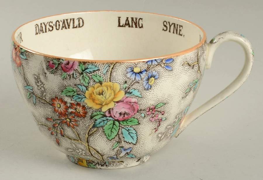 Patricia (Yellow Trim) Breakfast Cup by Spode-1