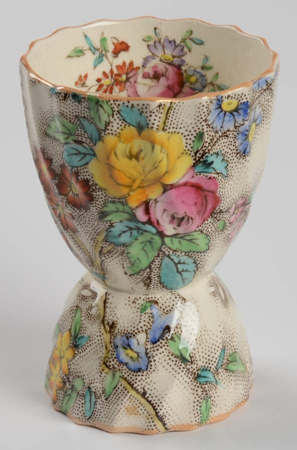Patricia (Yellow Trim) Double Egg Cup by Spode-1