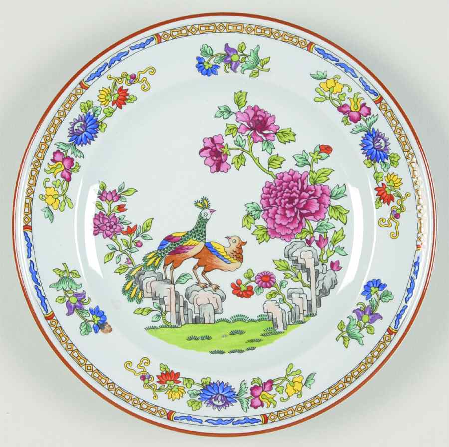Peacock Bread & Butter Plate by Spode-1