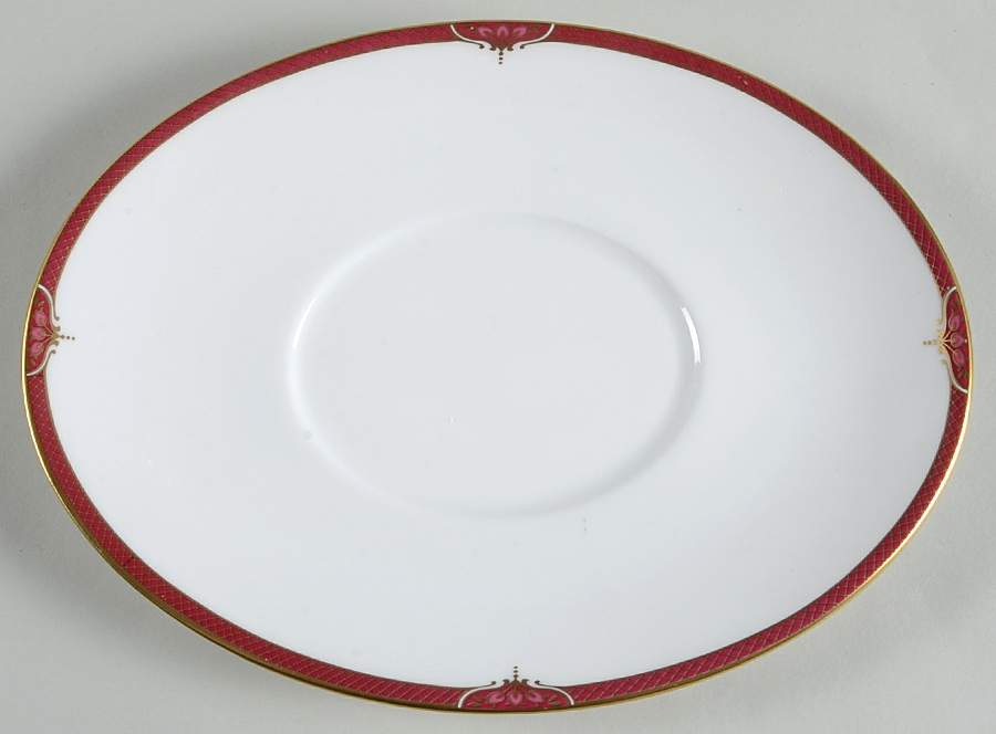 Petit Bordeaux Underplate for Gravy Boat by Spode-1