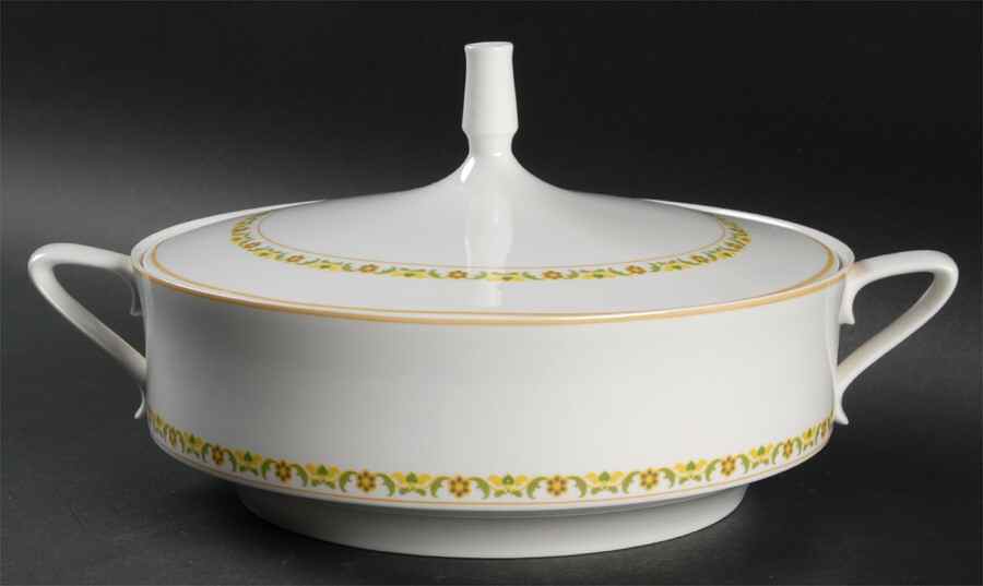 Petite Fleur Round Covered Vegetable by Spode-1