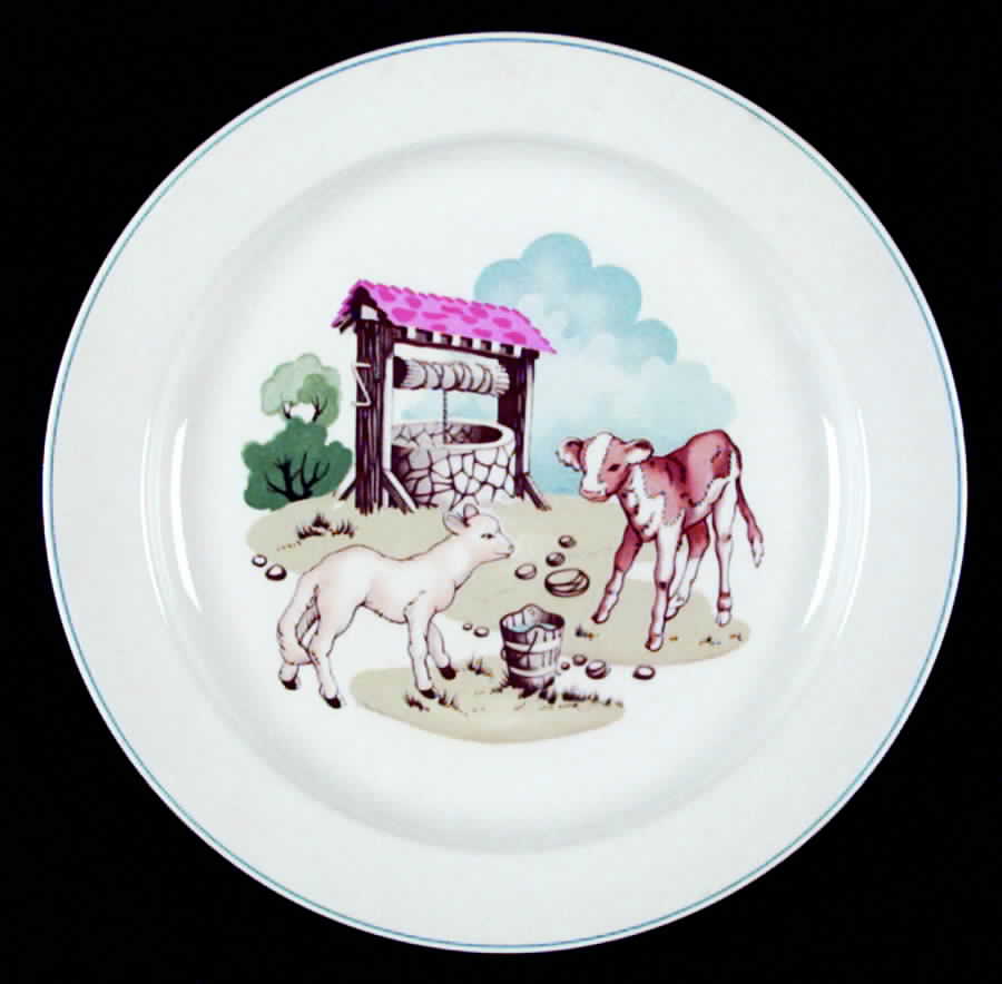 Pets Farm Child's Plate by Spode-1