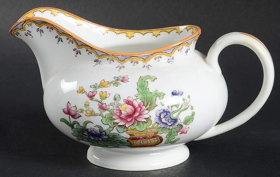 Peplow (Yellow Trim) Creamer by Spode-1