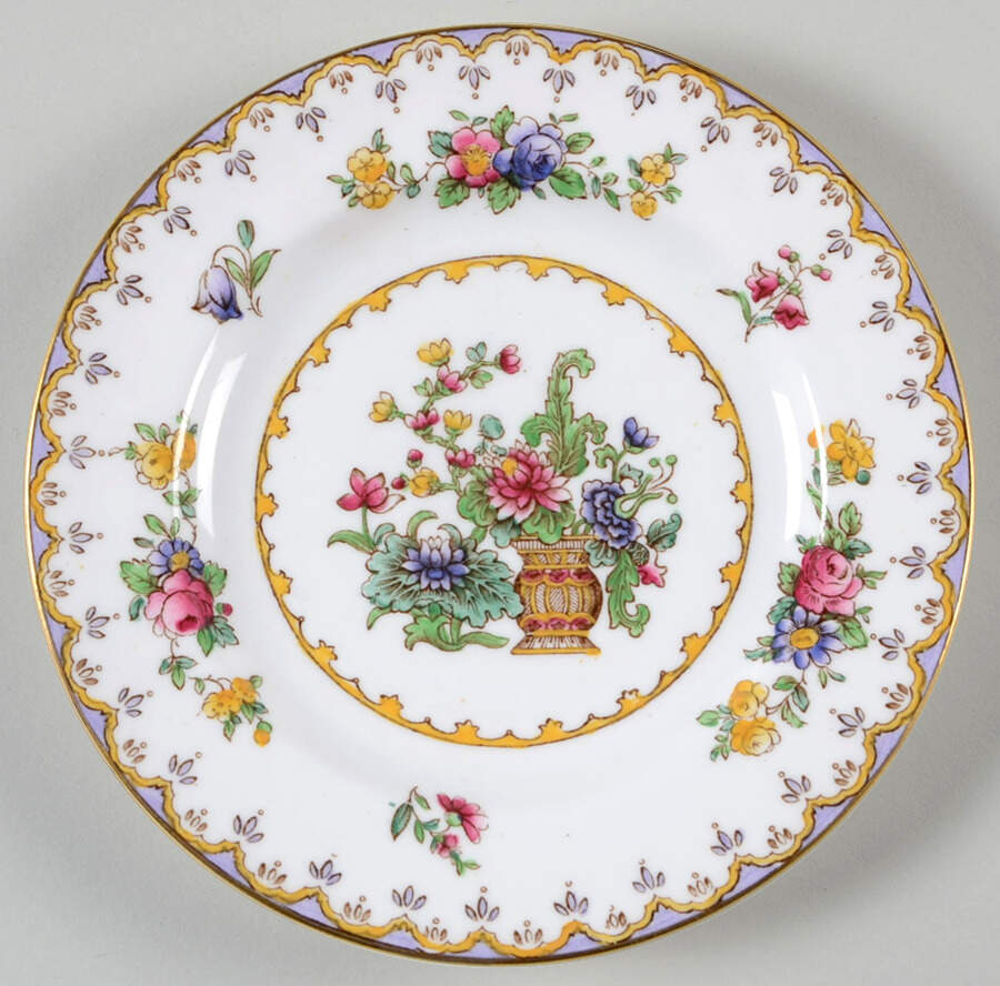 Peplow (Gold Trim) Bread & Butter Plate by Spode-1