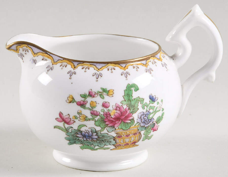 Peplow (Gold Trim) Mini Creamer by Spode-1