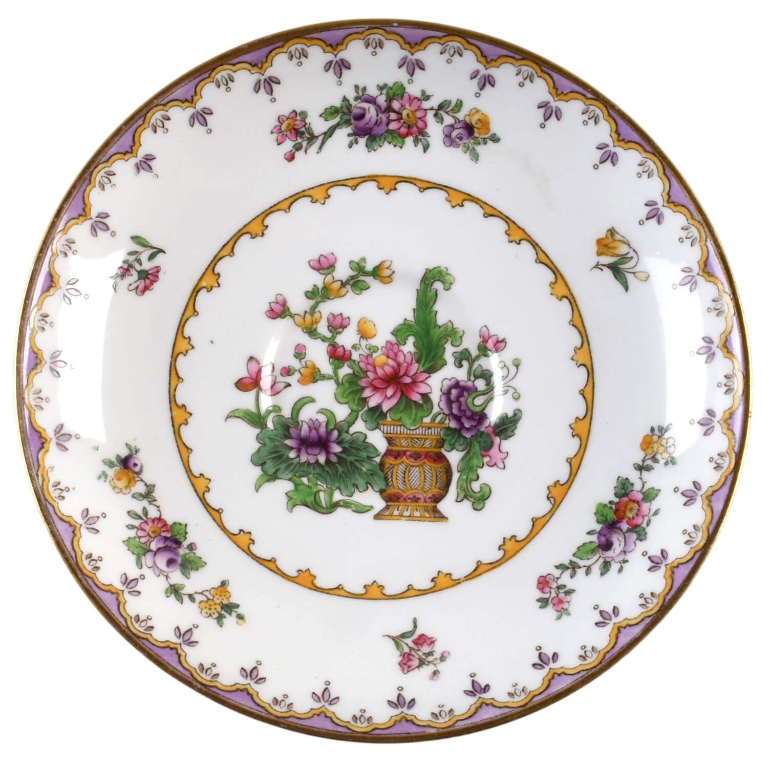 Peplow (Gold Trim) Saucer by Spode-1