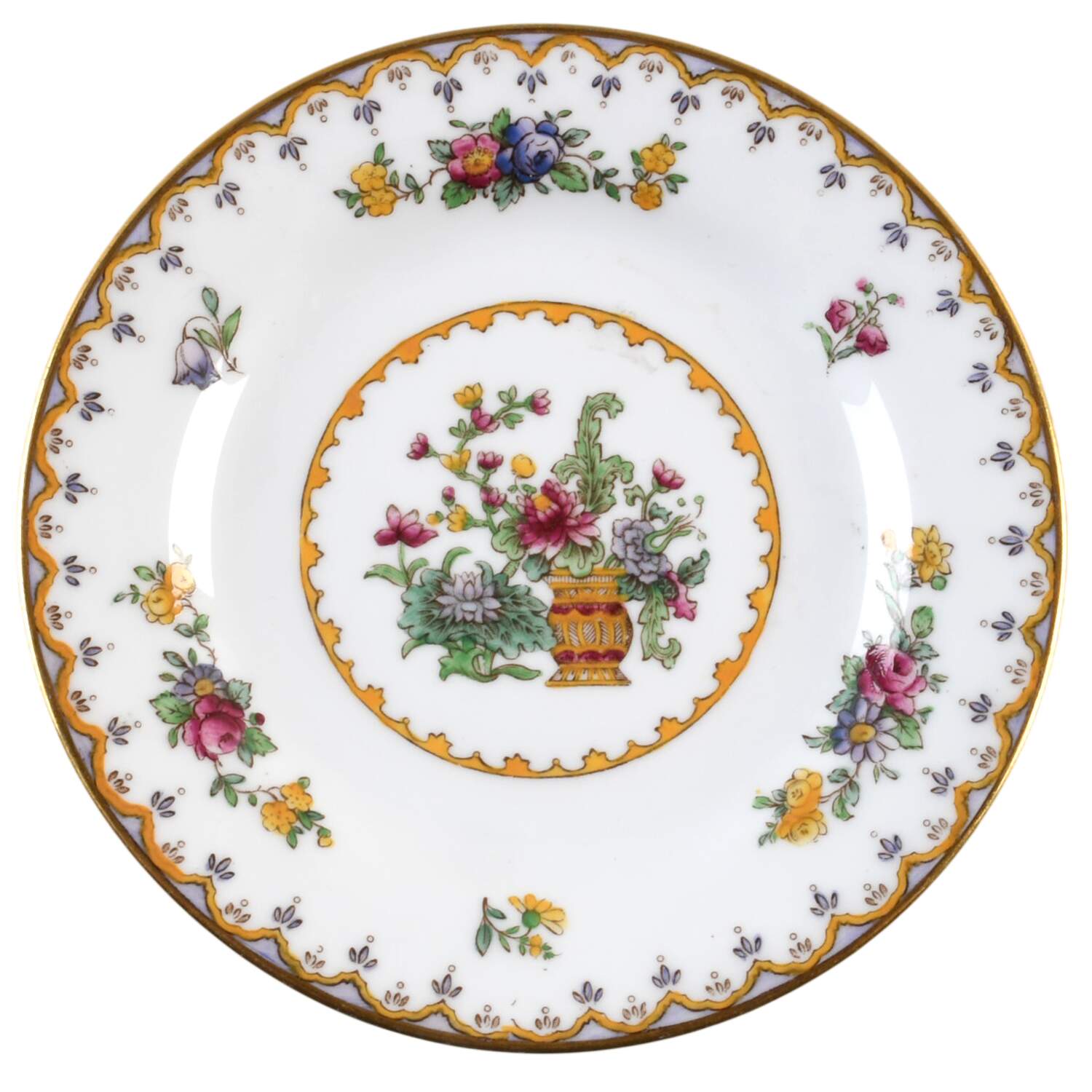 Peplow (Gold Trim) Saucer for Ramekin by Spode-1