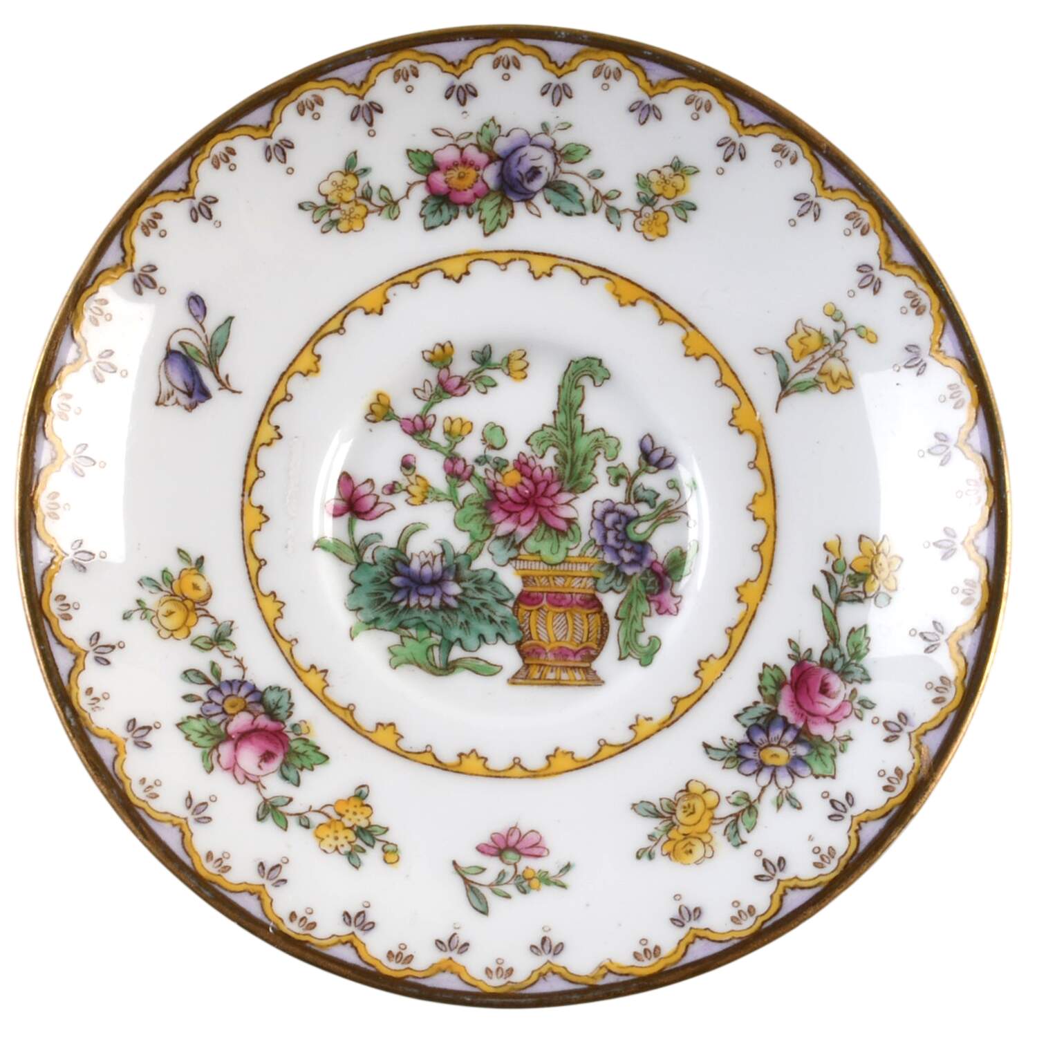 Peplow (Gold Trim) Saucer for Demitasse Cup by Spode-1