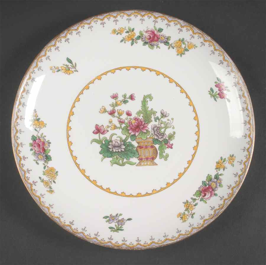 Peplow (Gold Trim) Cake Plate by Spode-1