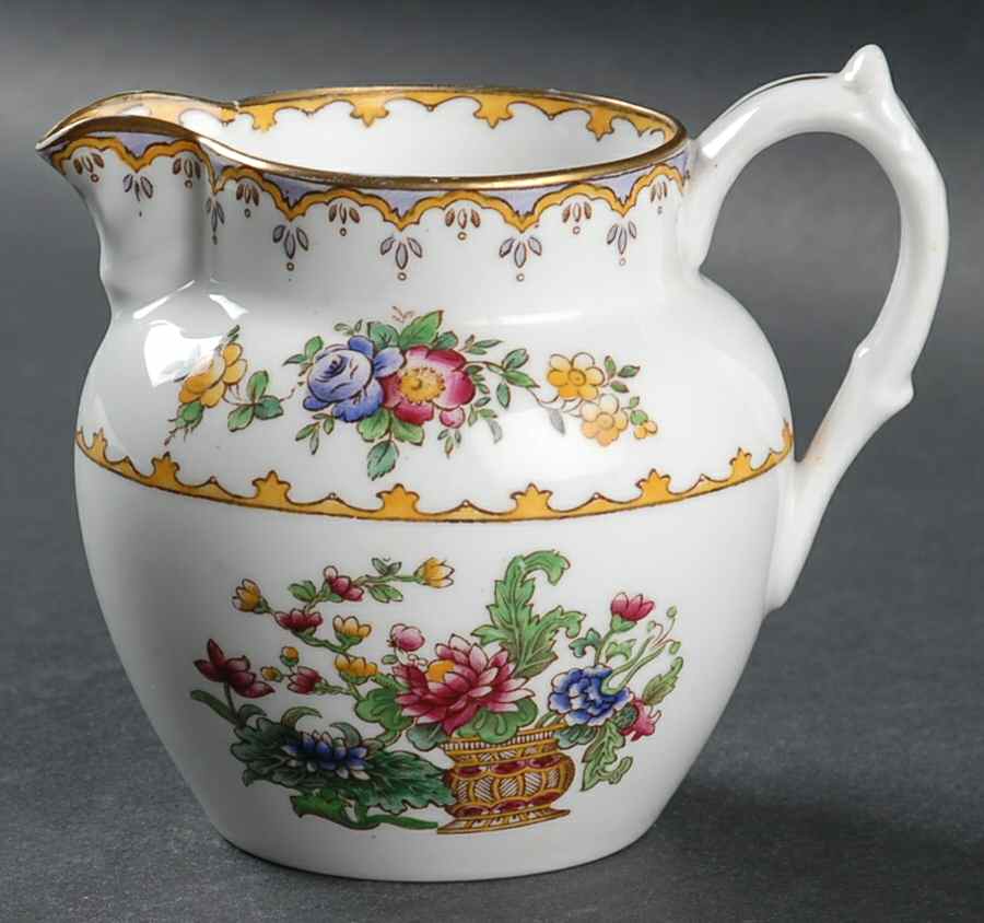 Peplow (Gold Trim) Creamer by Spode-1
