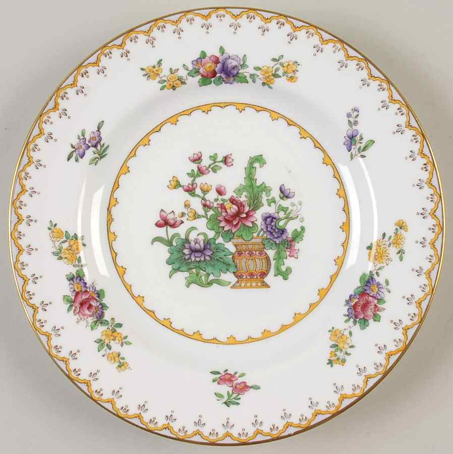 Peplow (Gold Trim) Salad Plate by Spode-1