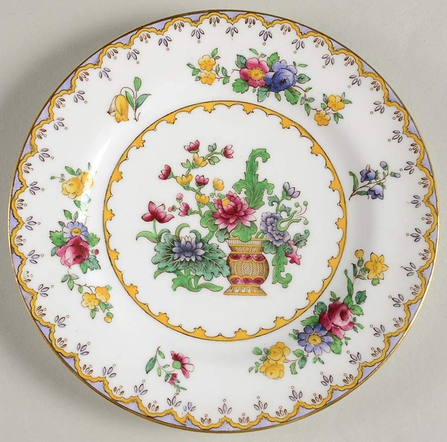 Peplow (Gold Trim) Bread & Butter Plate by Spode-1