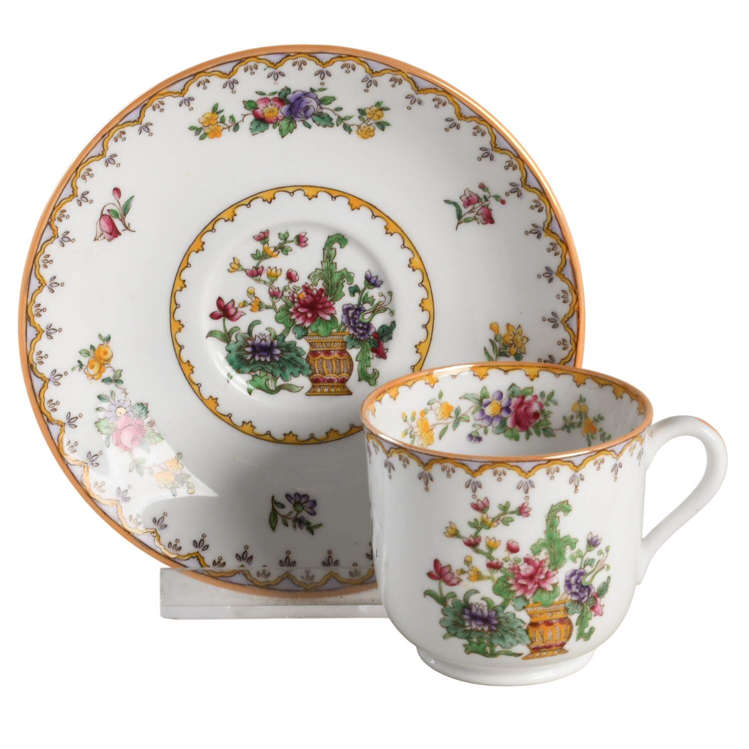 Peplow Demitasse Cup & Saucer Set by Spode-1