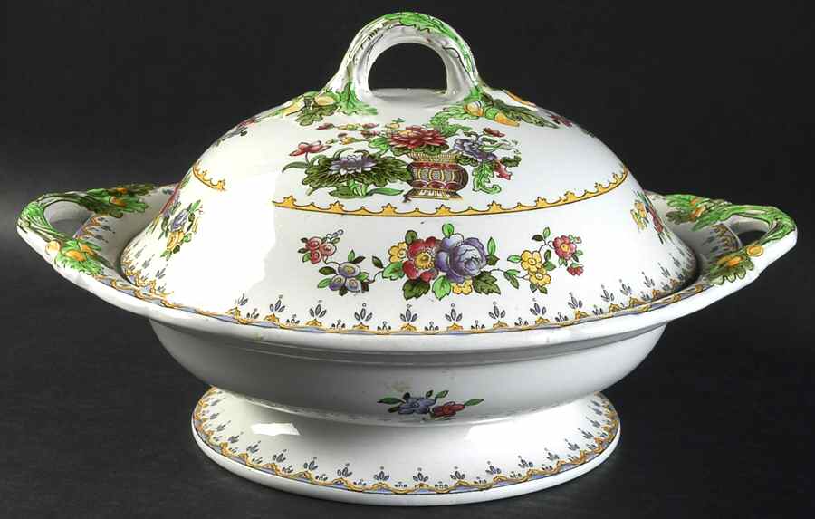 Peplow Round Covered Vegetable by Spode-1