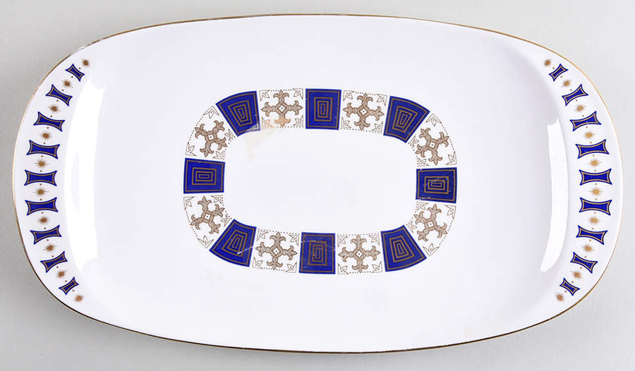 Persia Blue Large Sandwich Tray by Spode-1