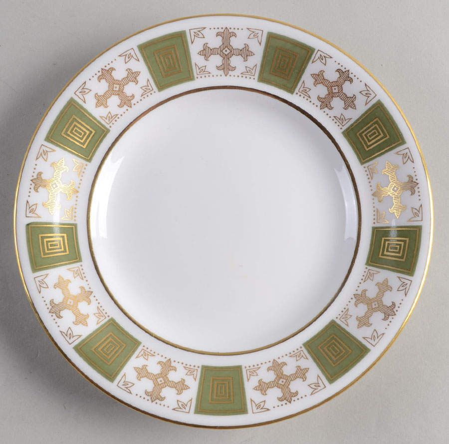 Persia Green Bread & Butter Plate by Spode-1