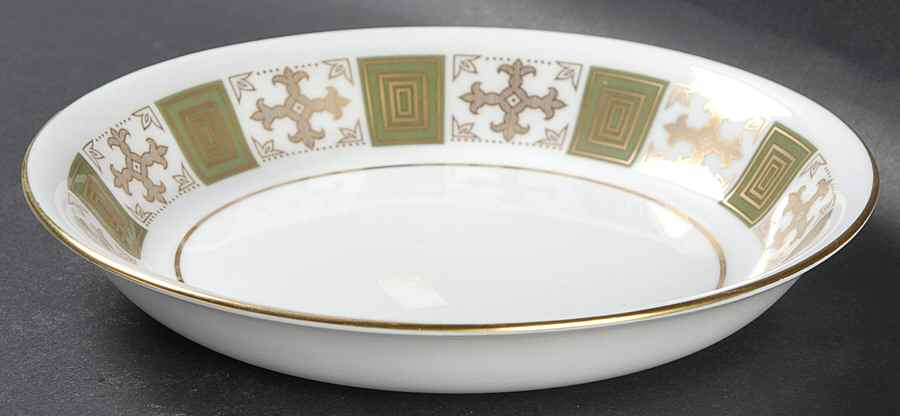 Persia Green Coupe Soup Bowl by Spode-1