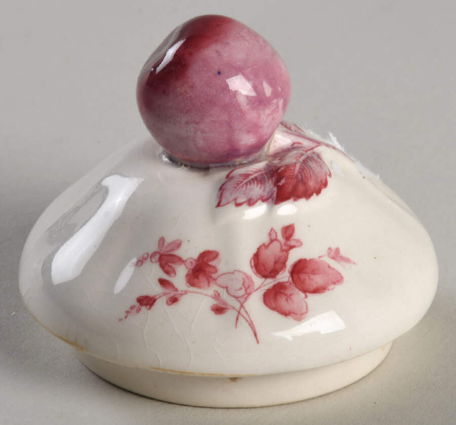 Pink Bird Lid for Small Coffee Pot by Spode-1
