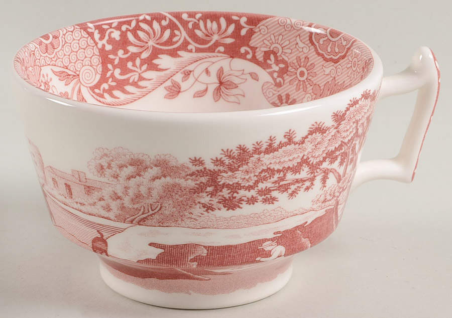 Pink Italian Footed Cup by Spode-1