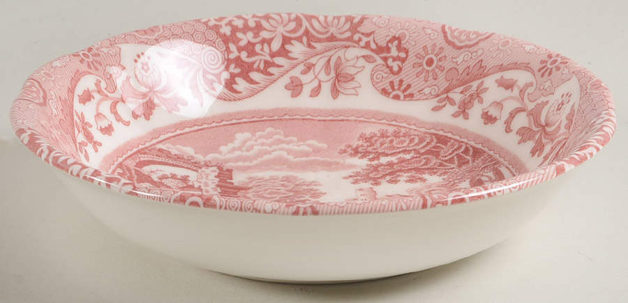 Pink Italian Coupe Cereal Bowl by Spode-1