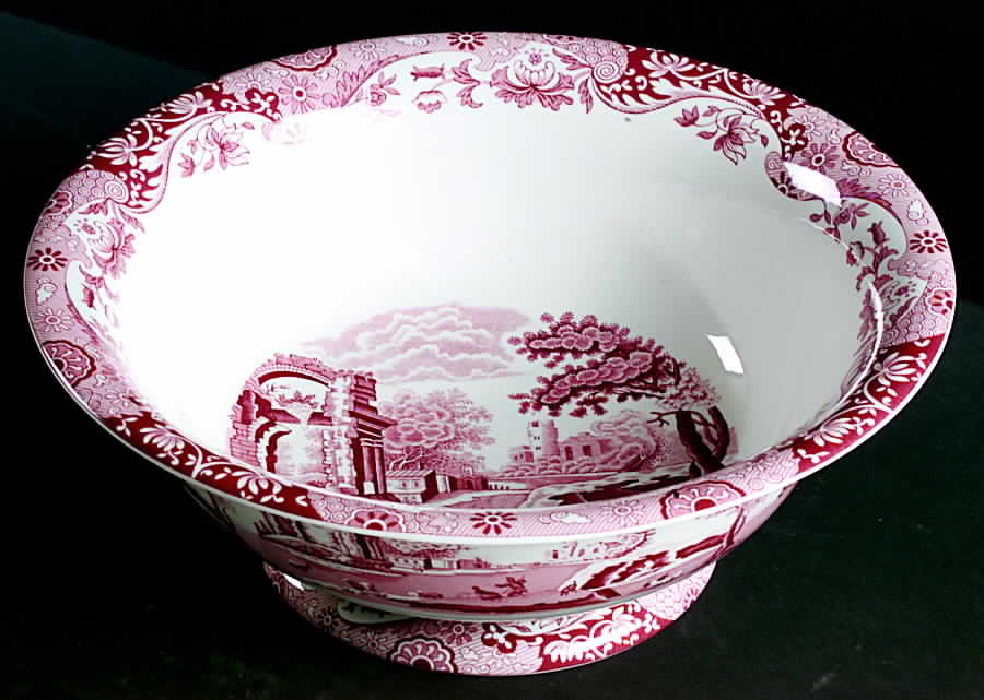 Pink Italian 40 Oz Pitcher and Bowl, Bowl Only by Spode-1