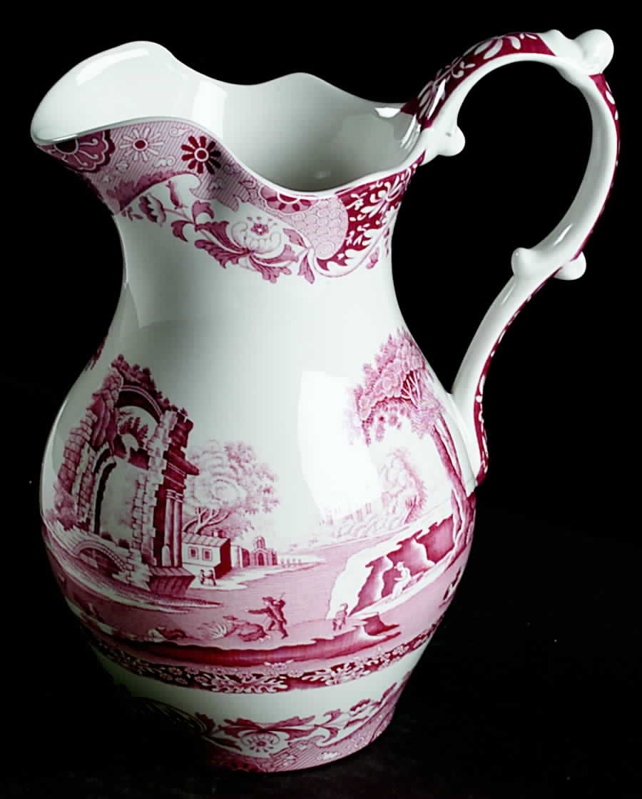 Pink Italian 40 Oz Pitcher Oz (For Bowl Set) by Spode-1