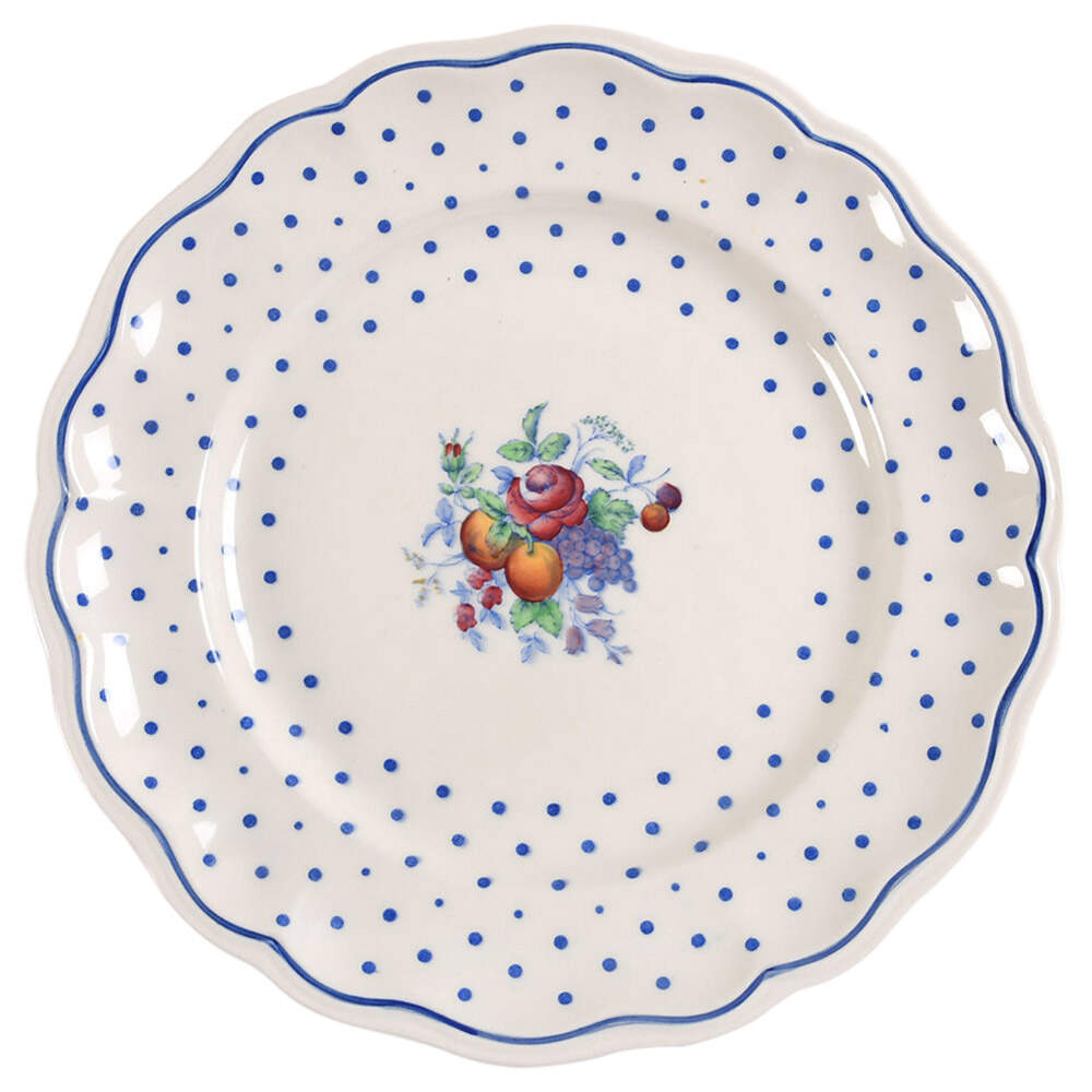 Polka Dot Blue Dinner Plate by Spode-1