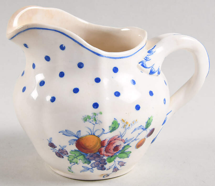 Polka Dot Blue Mini Creamer by Spode-1