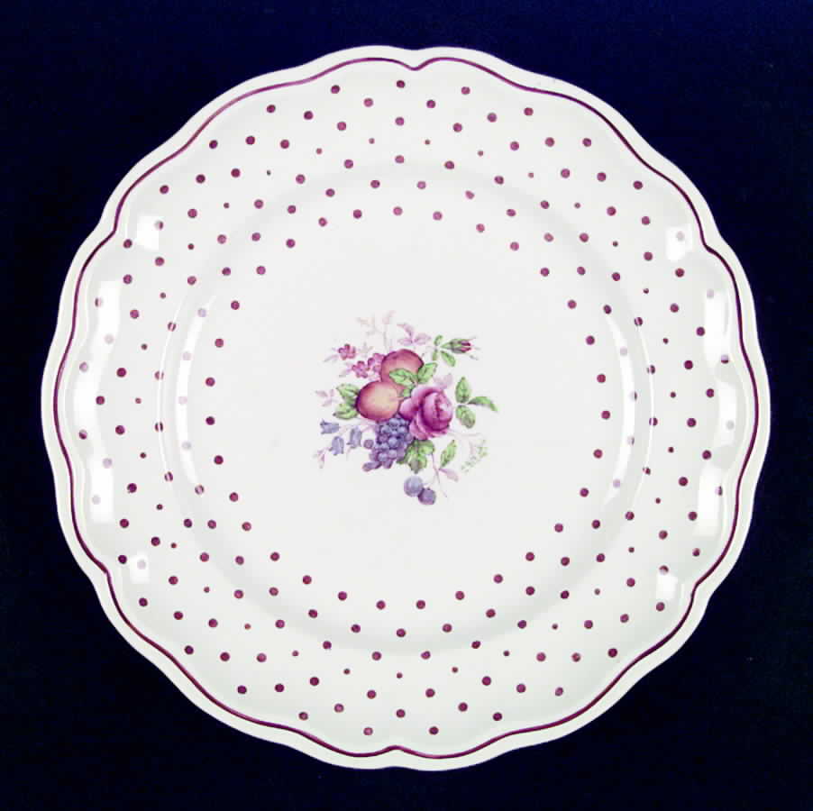 Polka Dot Red Dinner Plate by Spode-1