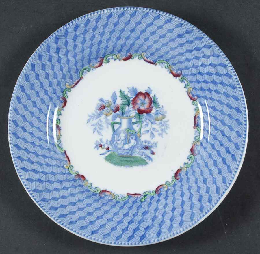 Portland Vase (Gold Trim, Smooth) Luncheon Plate by Spode-1