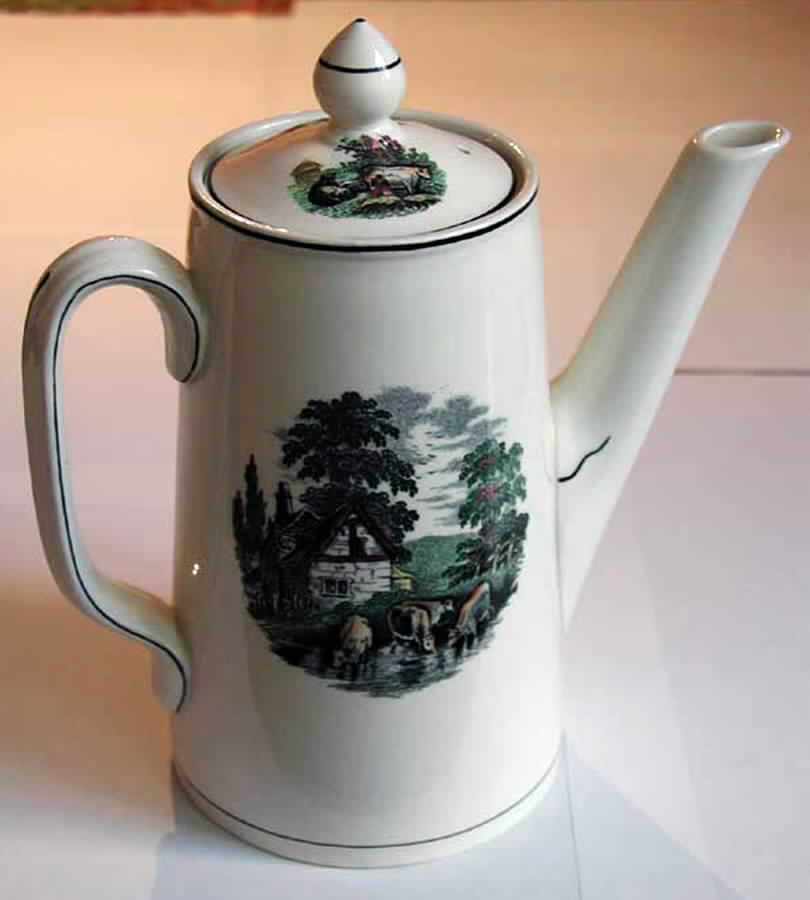 Priscilla Alden Coffee Pot & Lid by Spode-1