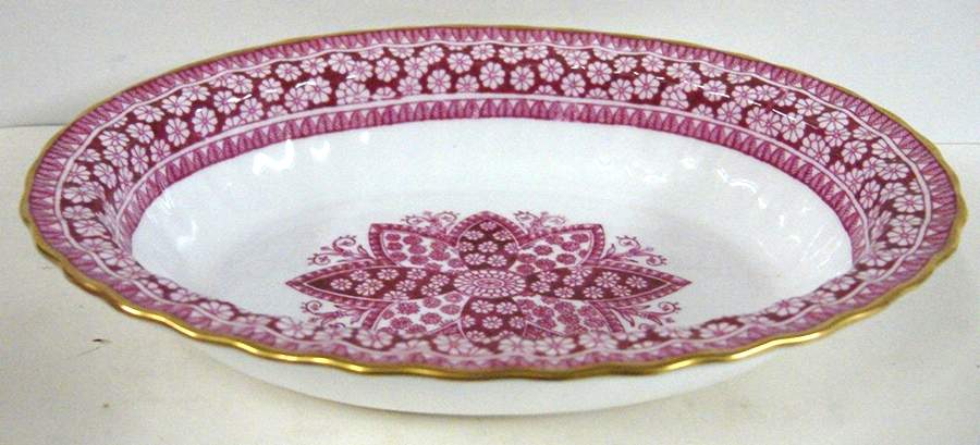 Primrose Rose 8" Oval Vegetable Bowl by Spode-1