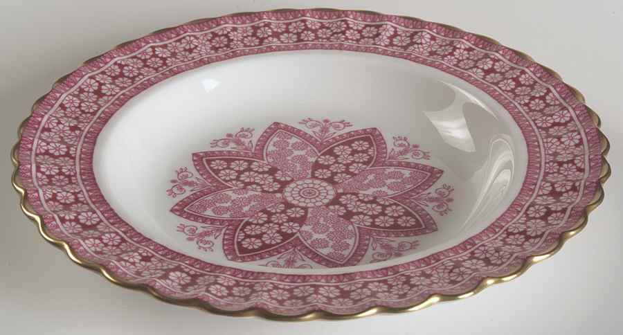 Primrose Rose Rim Soup Bowl by Spode-1