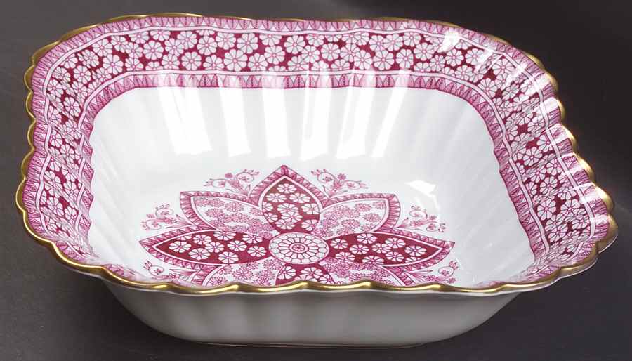Primrose Rose 9" Square Vegetable Bowl by Spode-1