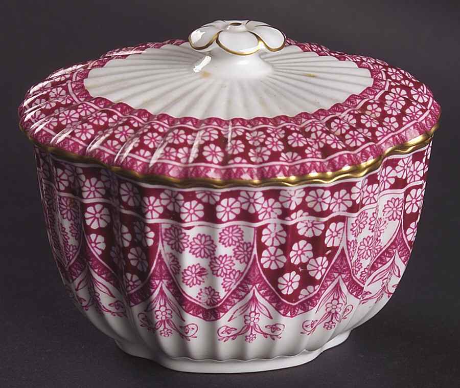 Primrose Rose Sugar Bowl & Lid by Spode-1