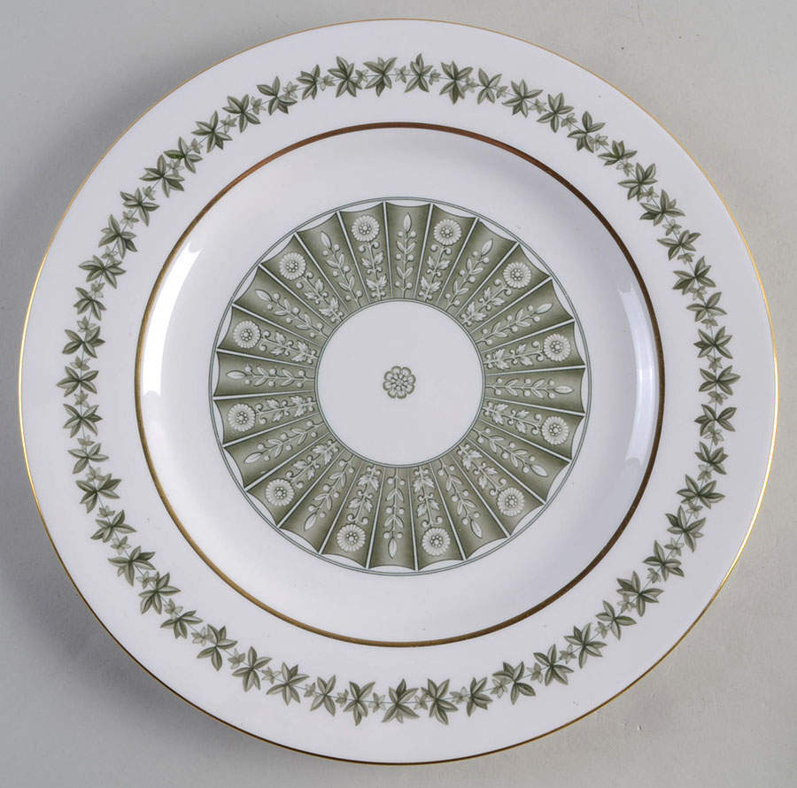 Provence (YC843, Green Leaves) Dinner Plate by Spode-1