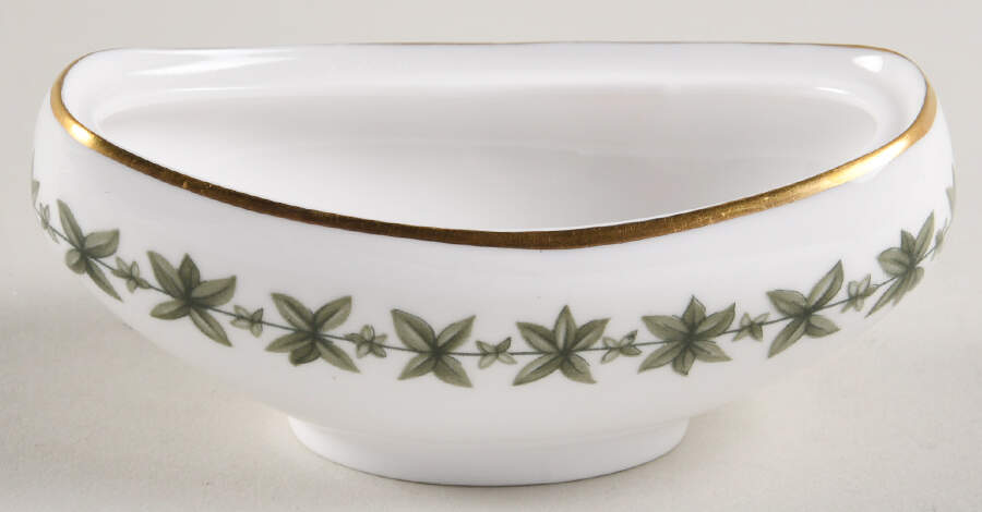 Provence (YC843, Green Leaves) Mustard Jar No Lid by Spode-1