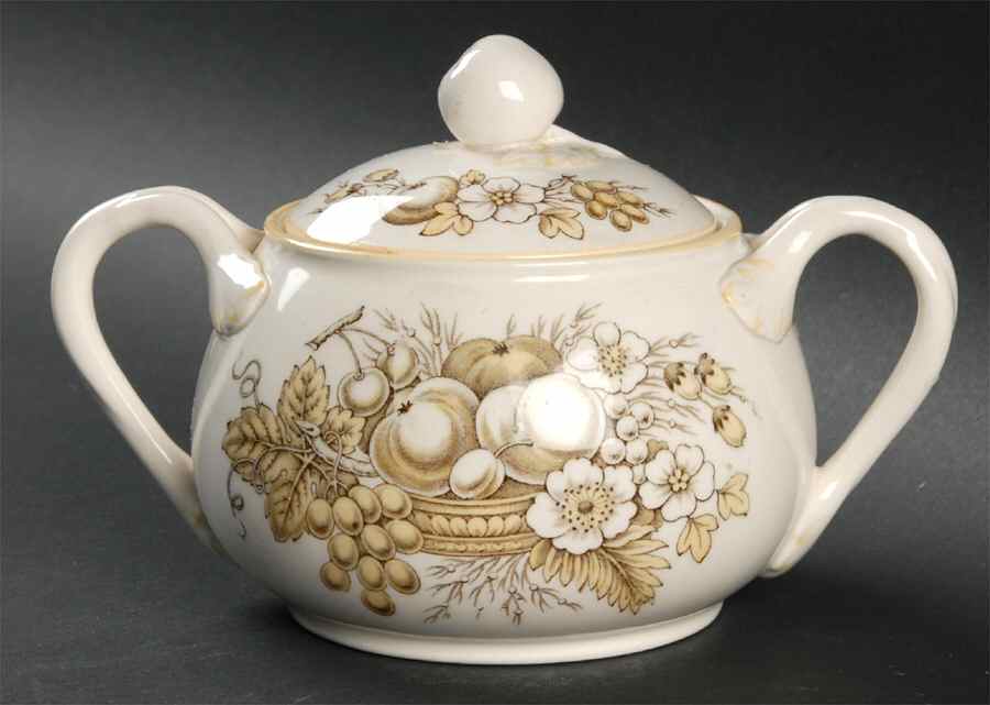 Provincial Sugar Bowl & Lid by Spode-1