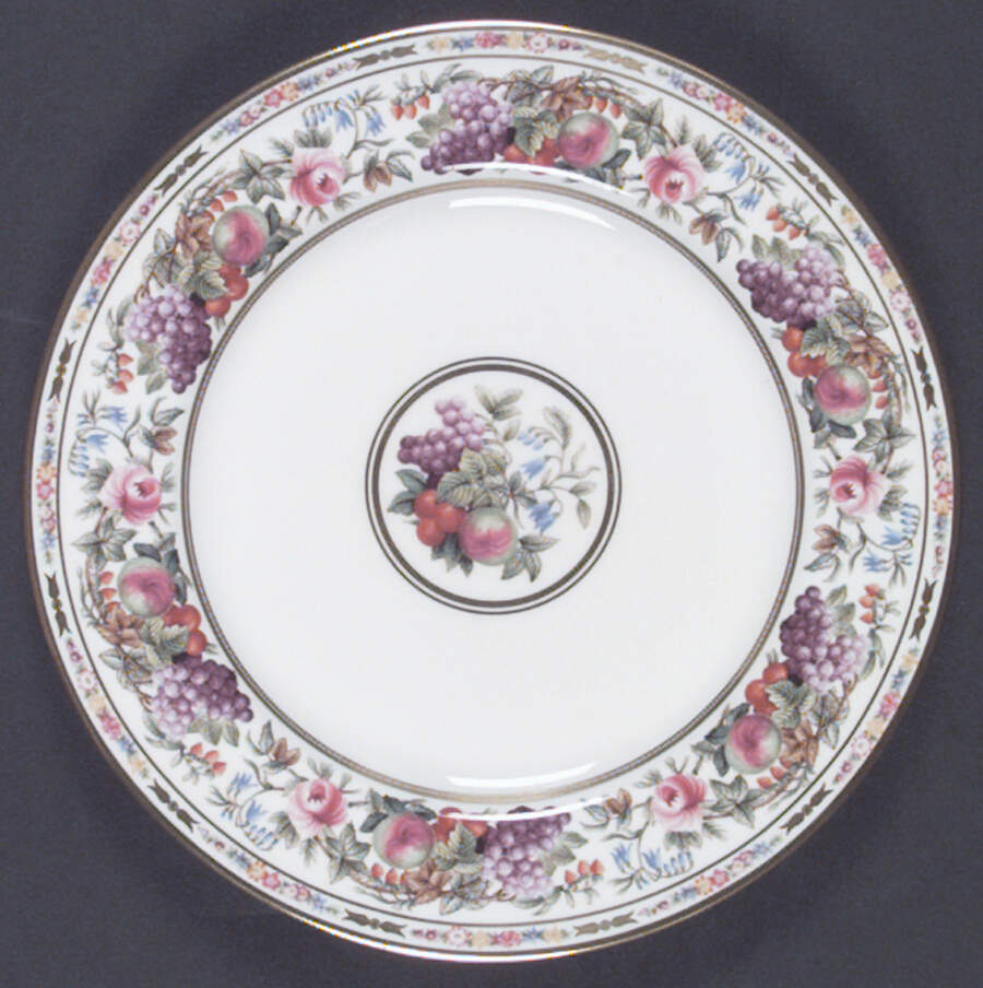 Provence (F1782-V, Y8599-U, Fruit Rim) Salad Plate by Spode-1