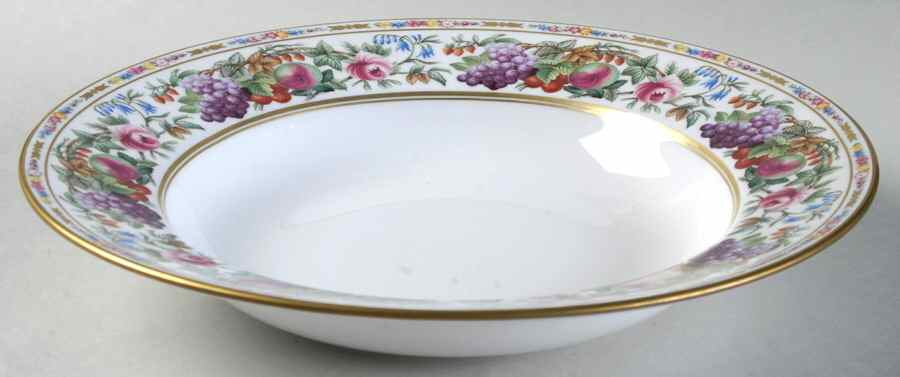 Provence (F1782-V, Y8599-U, Fruit Rim) Large Rim Soup Bowl by Spode-1